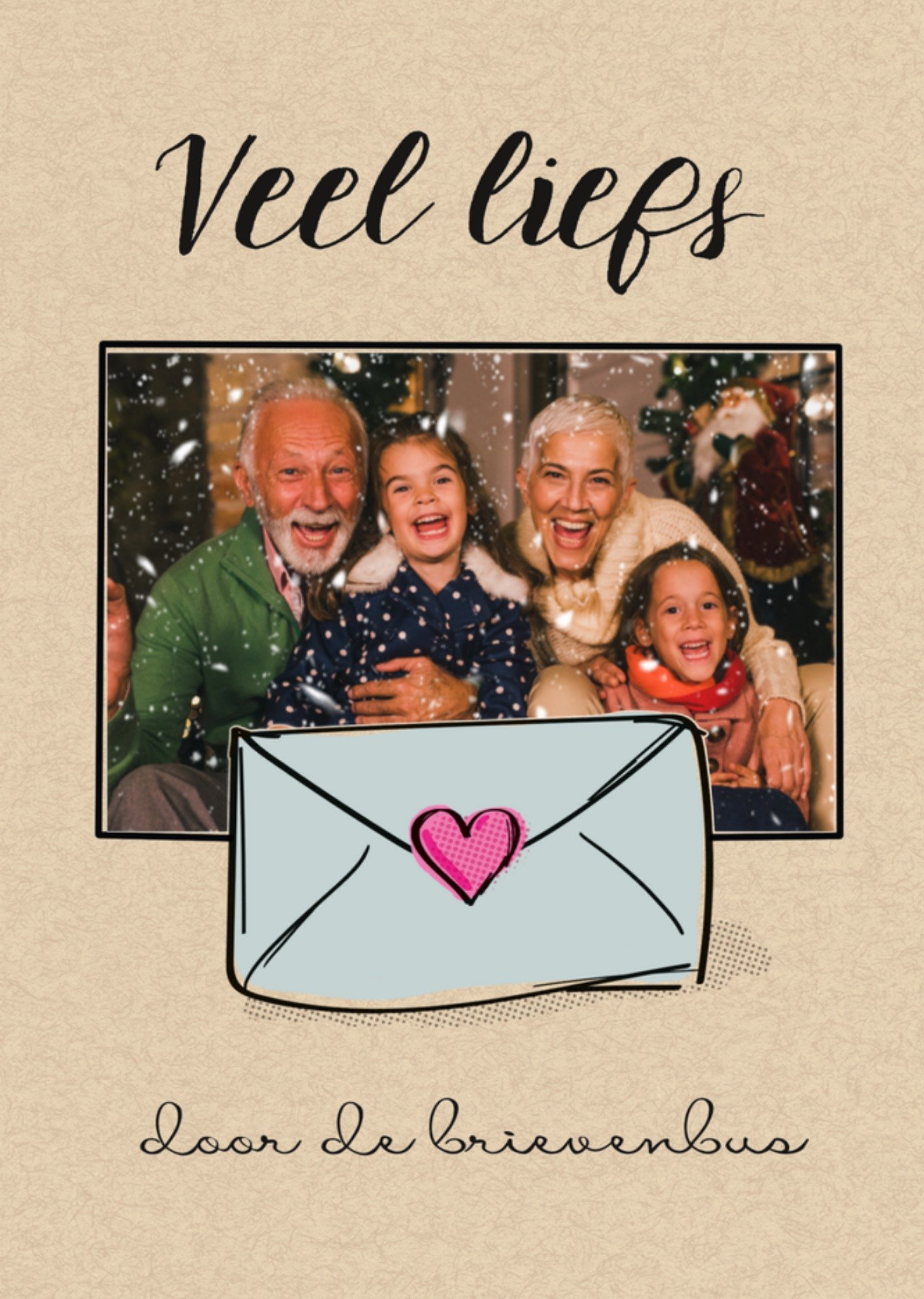 Opa en Oma dag fotokaart Kaart Paperclip