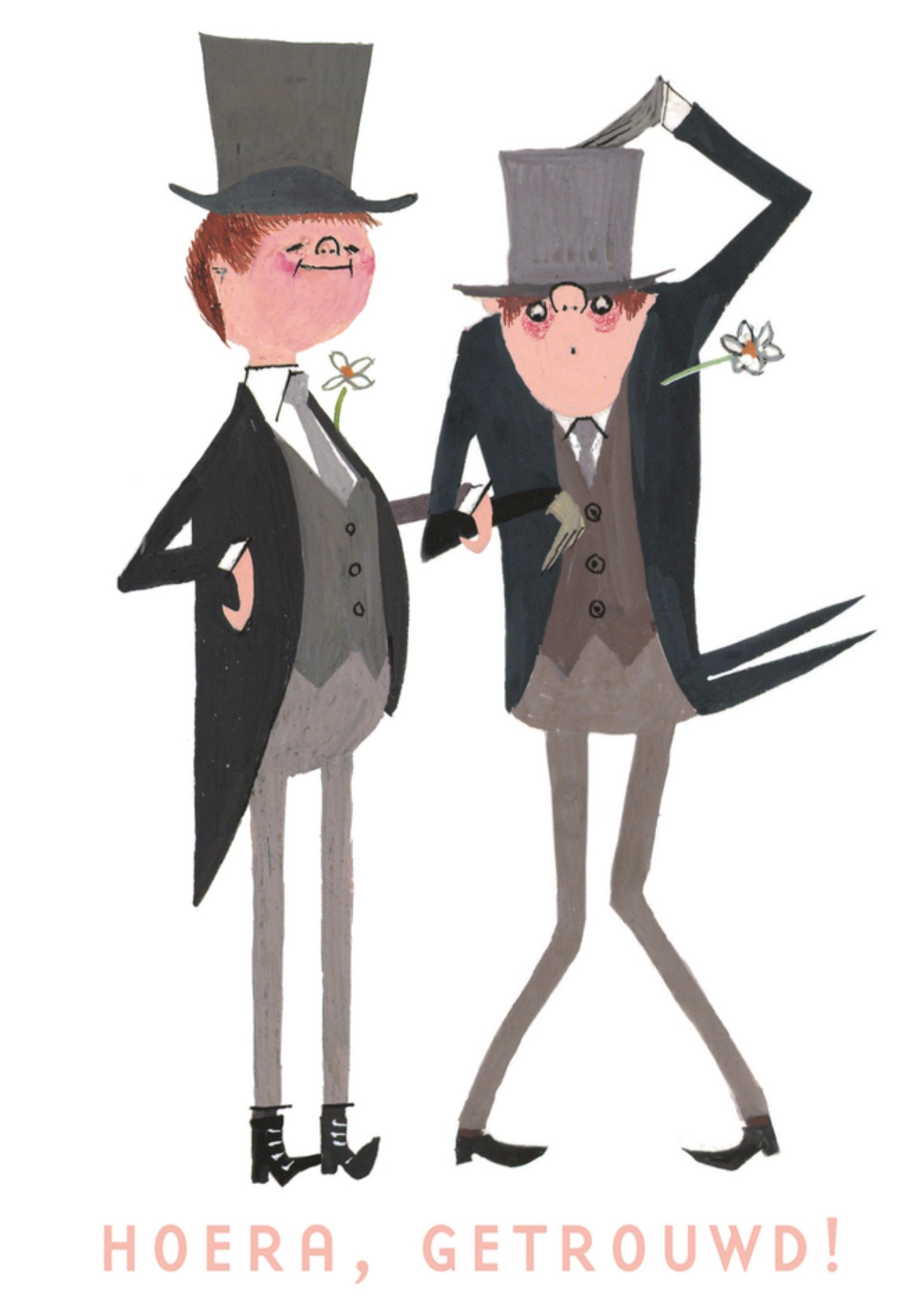 Huwelijkskaart Bruidegom Kaart Fiep Westendorp