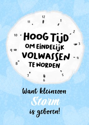 Liefs Jansje | Geboortekaart | Kleinzoon