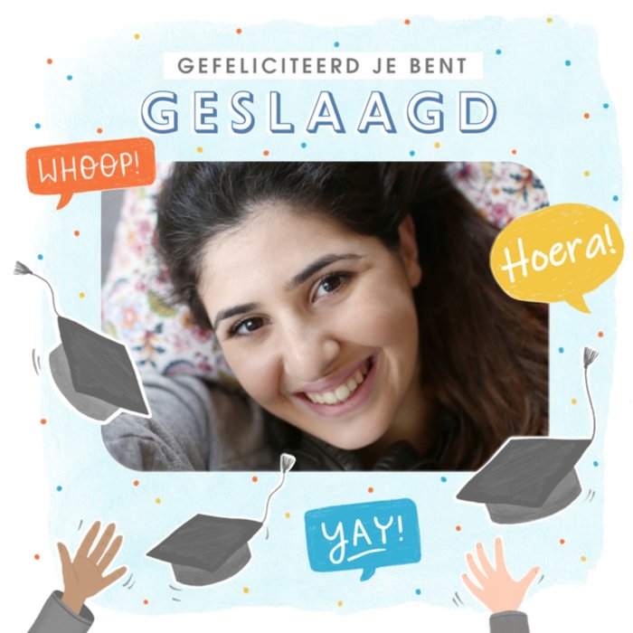 Greetz | Geslaagd kaart | fotokaart