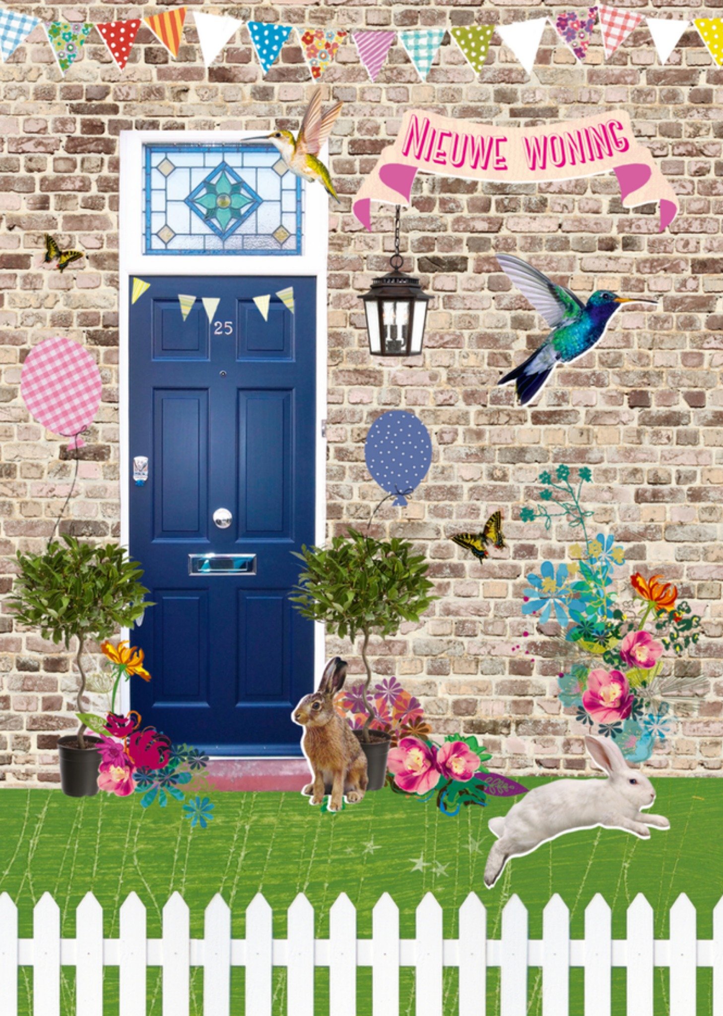 Nieuwe woning Kaart Paperclip