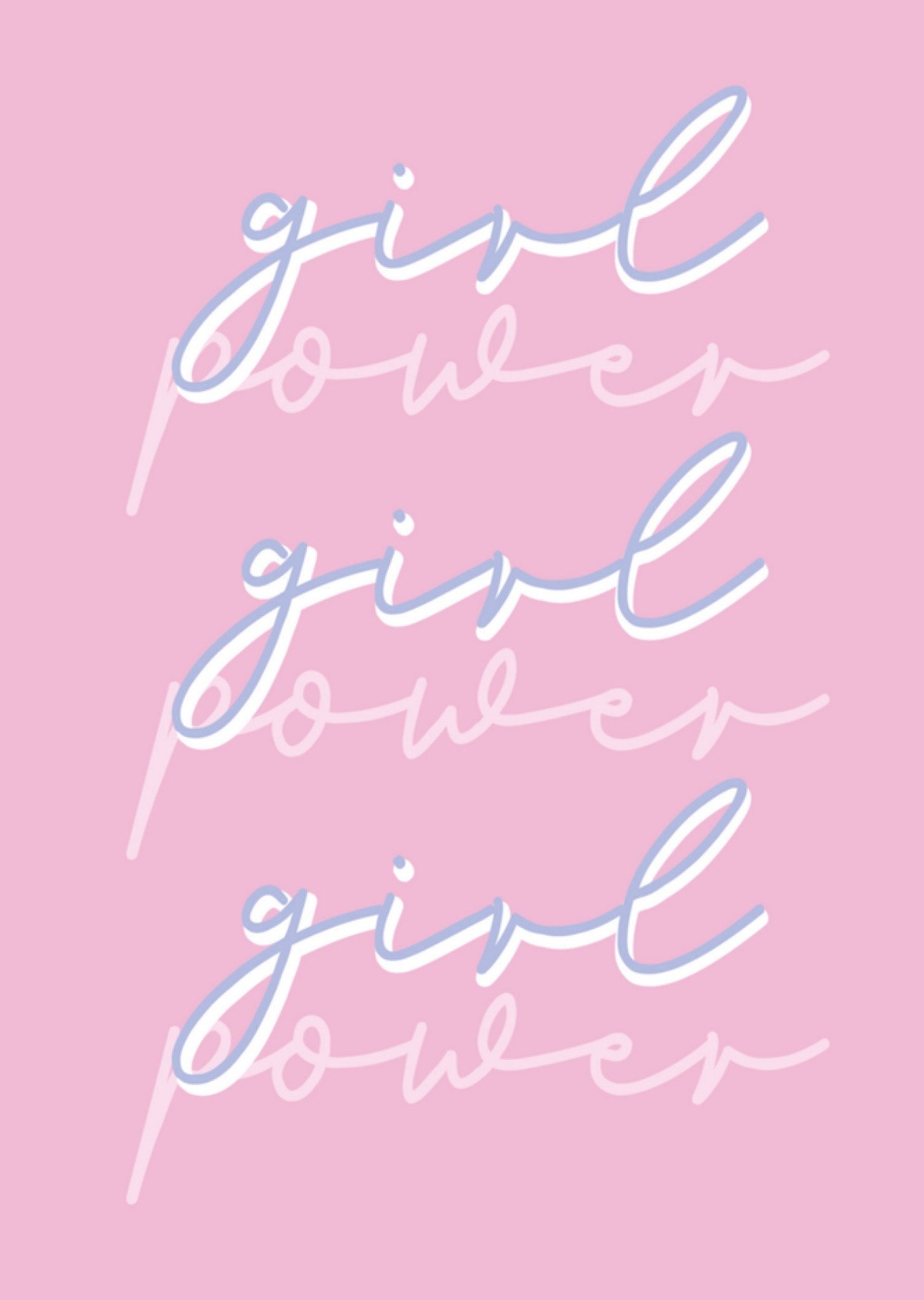 Verjaardagskaart girl power Kaart Rumble Cards