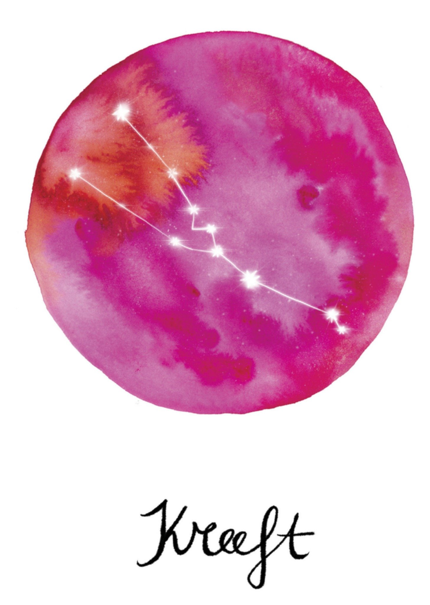 Verjaardagskaart kreeft Kaart Marie Bodié