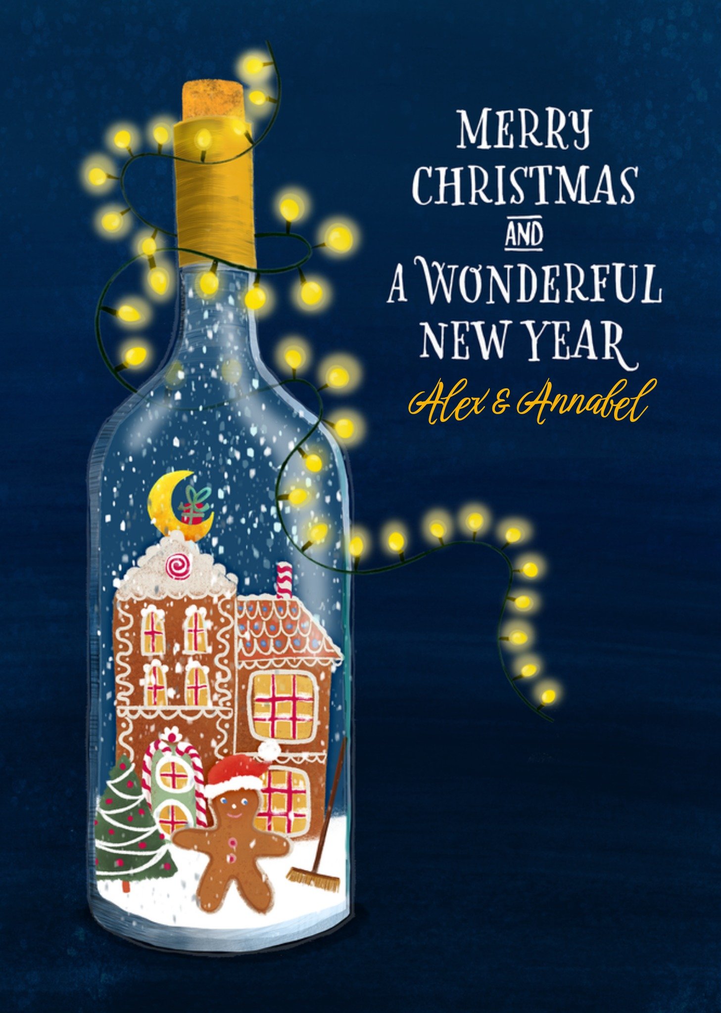 Patricia Hooning Kerstkaart Merry Christmas And A Wonderful New Year Fishuals