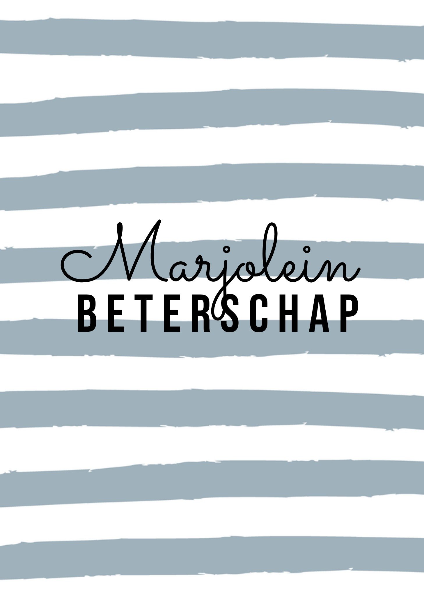 Greetz | Beterschapskaart | Beterschap + naam | Standard Card