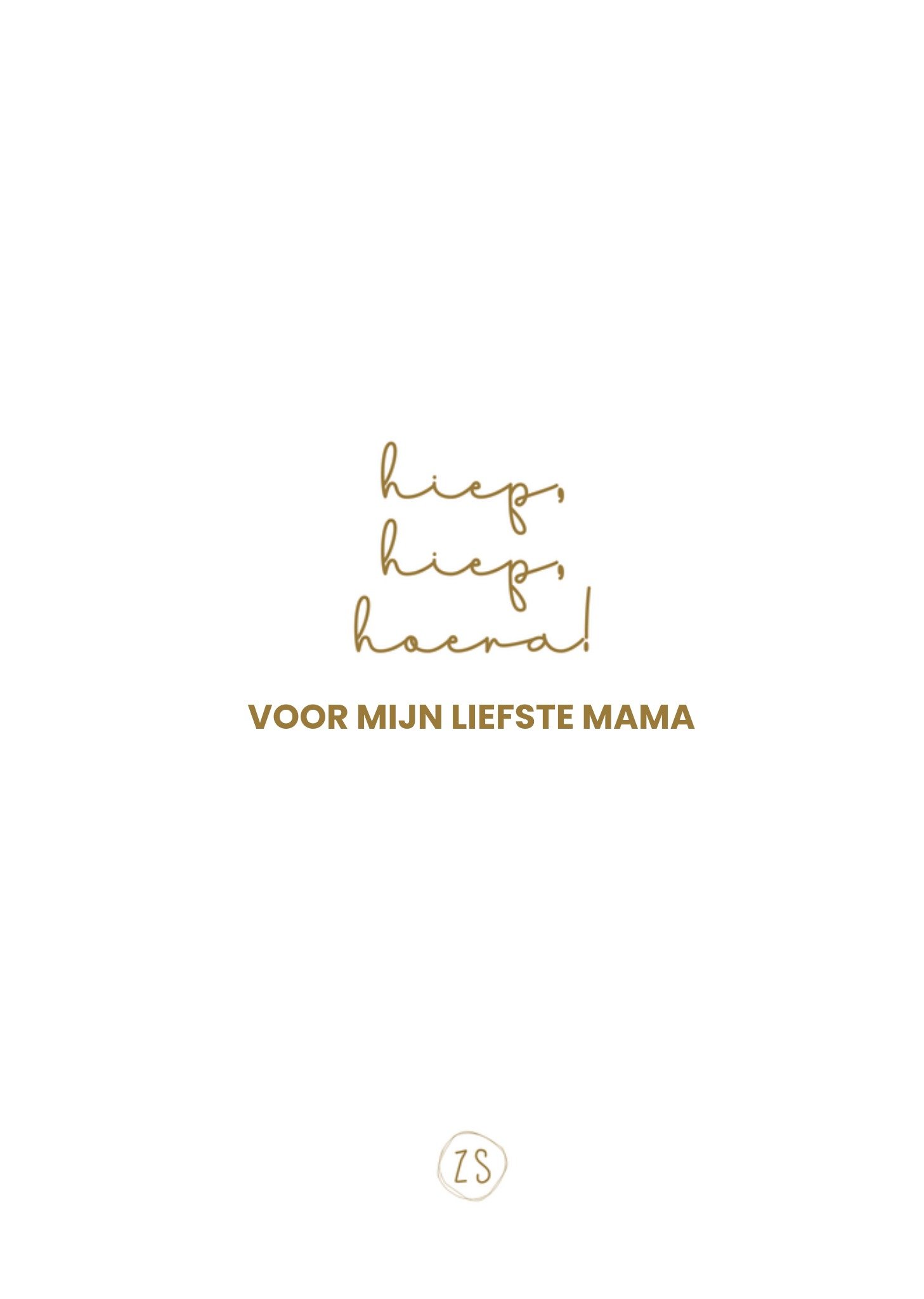 Zusss Verjaardagskaart Liefste Mama Standard Card