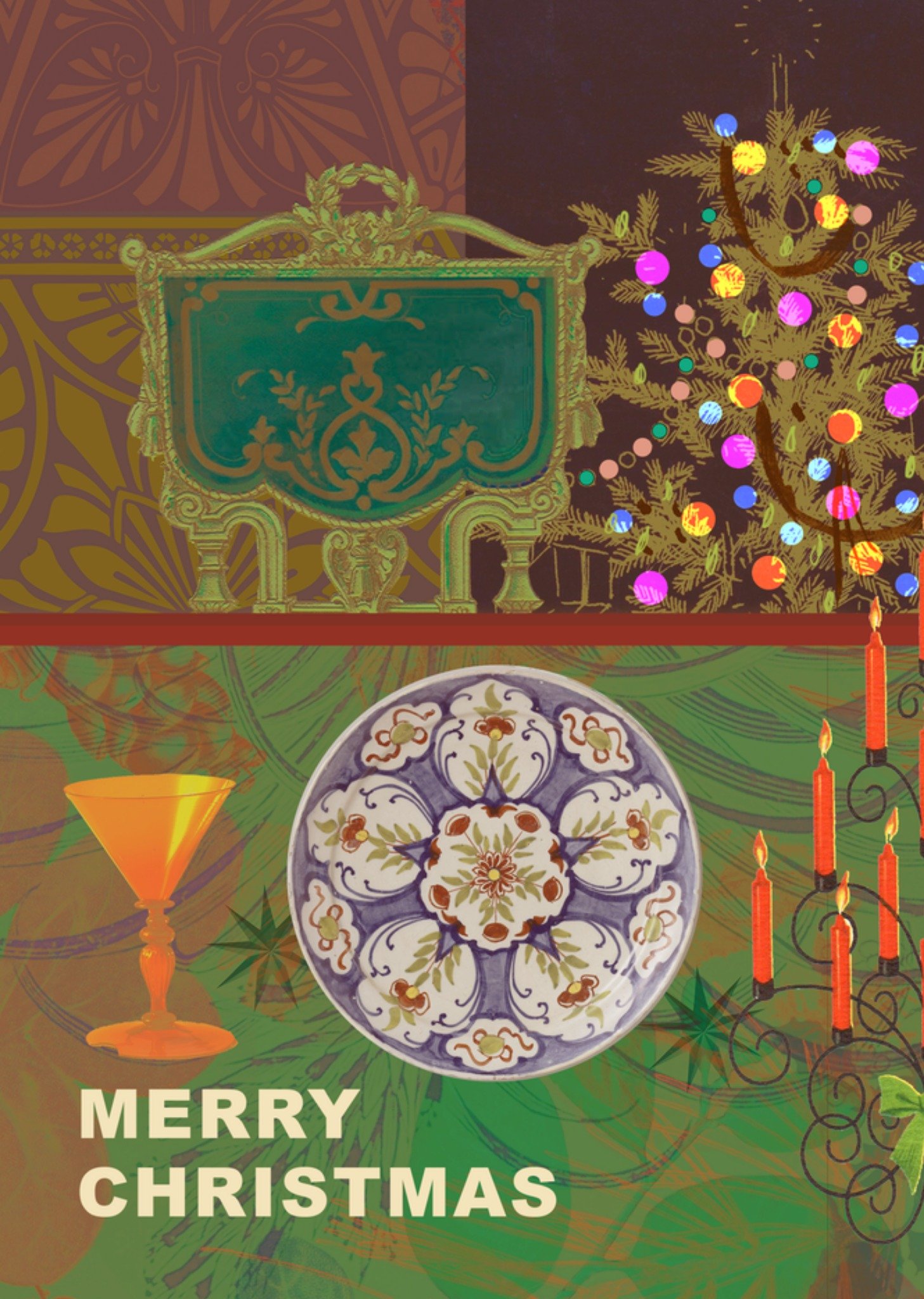 Kerstkaart Illustratie NIN-NIT