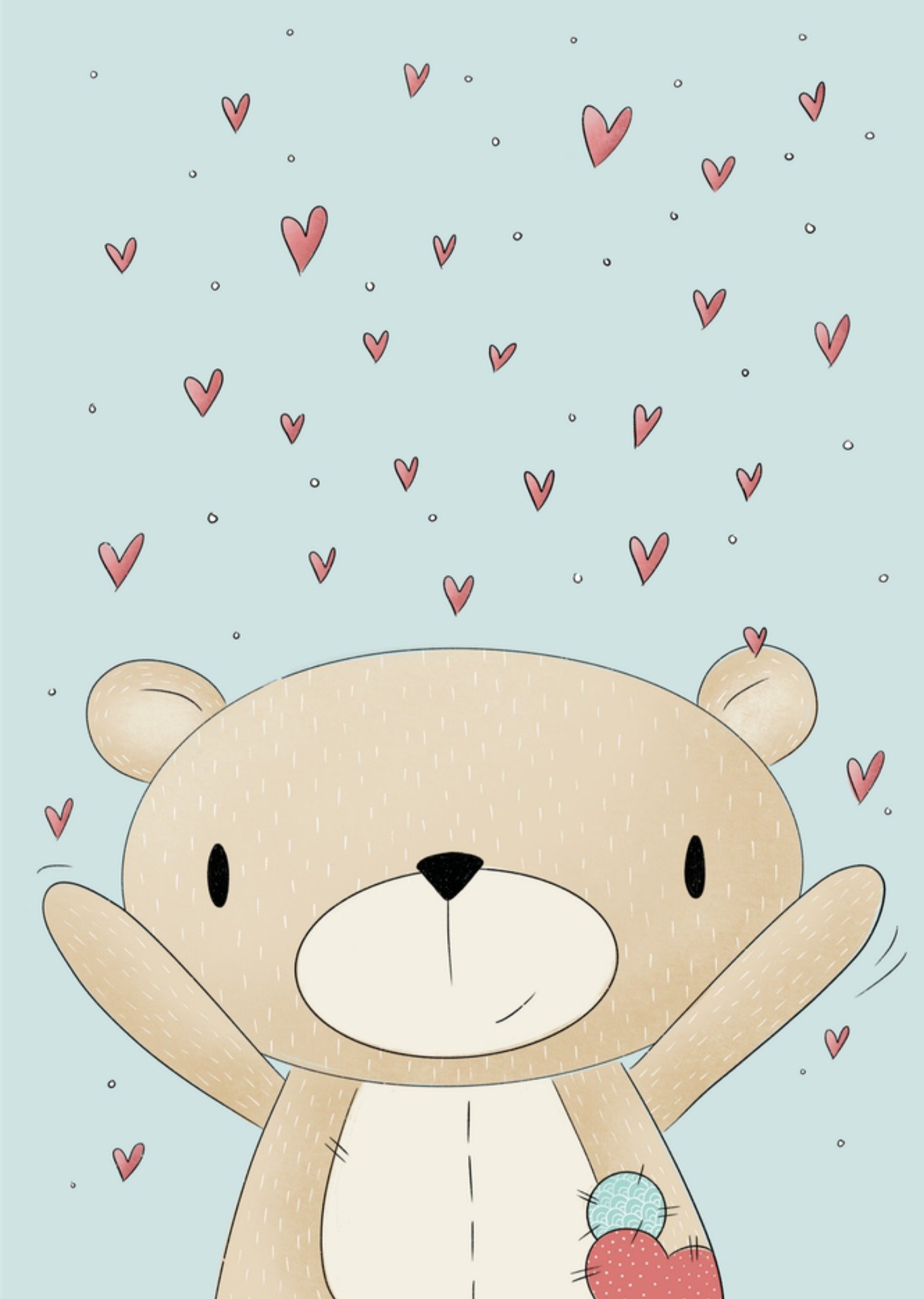 Vriendschapskaart Lief Kaart Studio Fred Illustraties