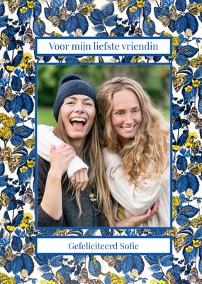 V&A | Verjaardagskaart | Bloemen | Liefste vriendin