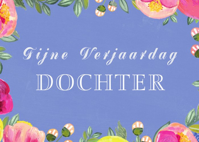 Greetz | Verjaardagskaart | daughter | flowers