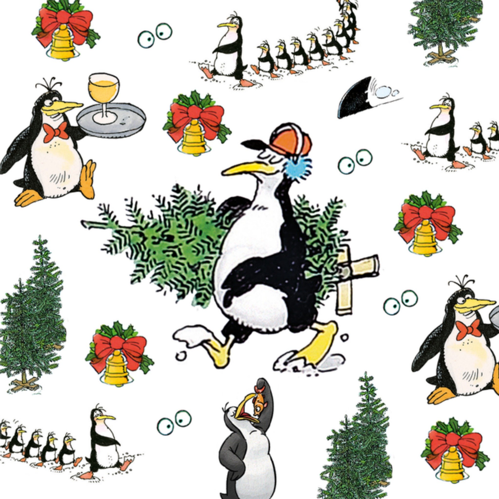 Kerstkaart Pinguïns Jan van Haasteren