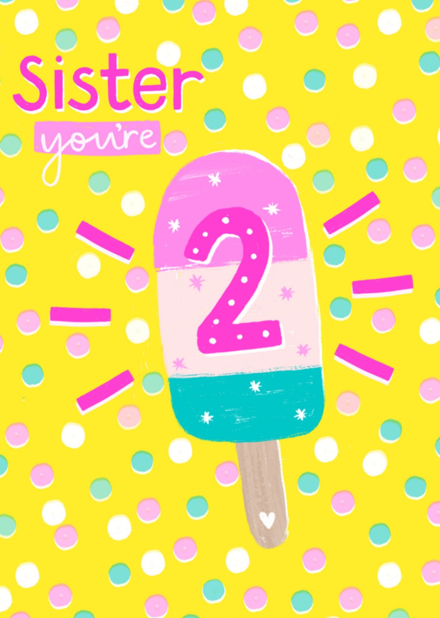 Verjaardagskaart Ijsje met leeftijd Kaart Greetz