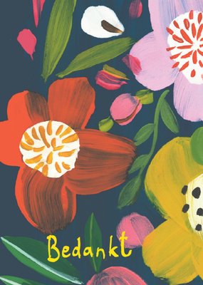 Sooshichacha | Bedankkaart | bloemen