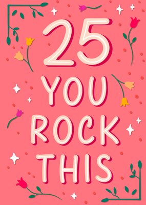 Greetz | Verjaardagskaart | 25 Today | You Rock This