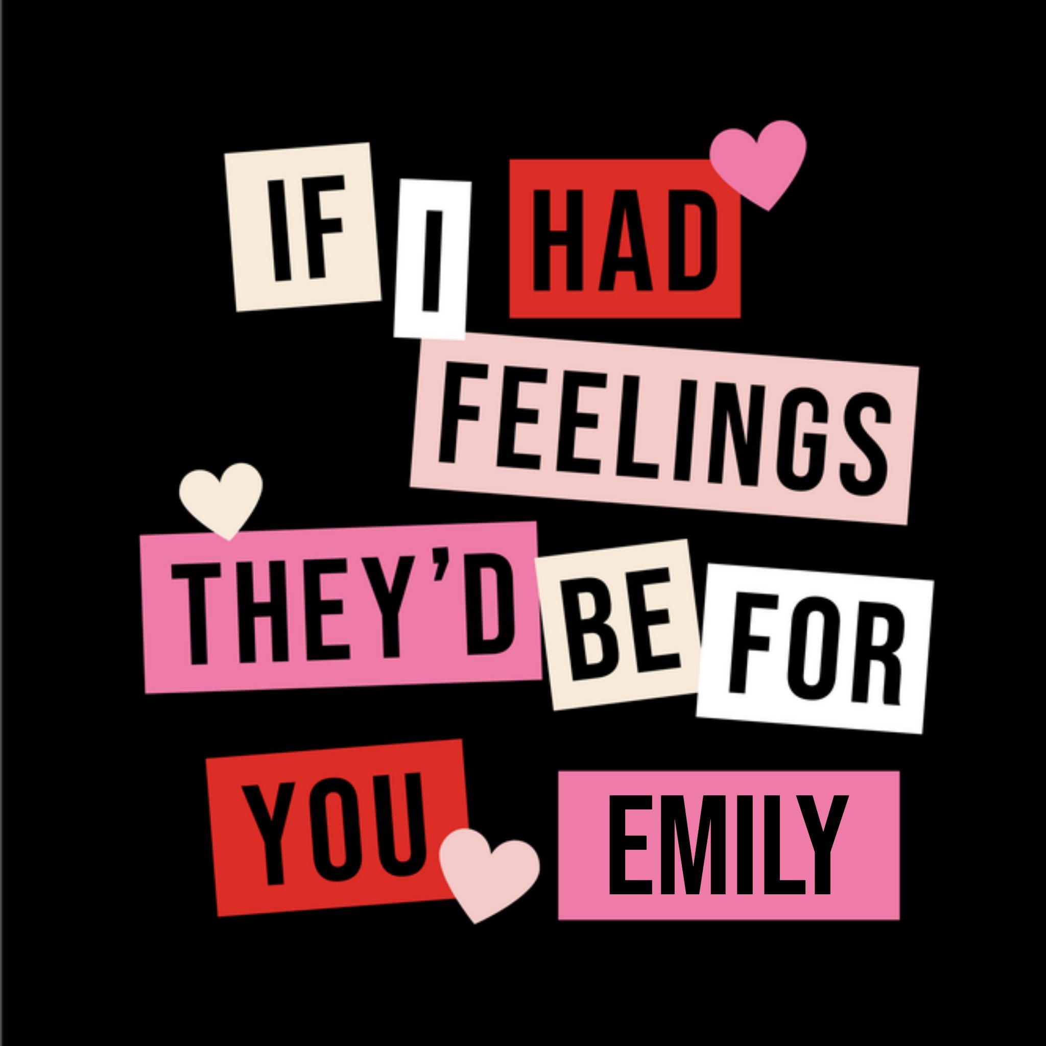 Greetz Valentijnskaart If I had feelings Vierkant