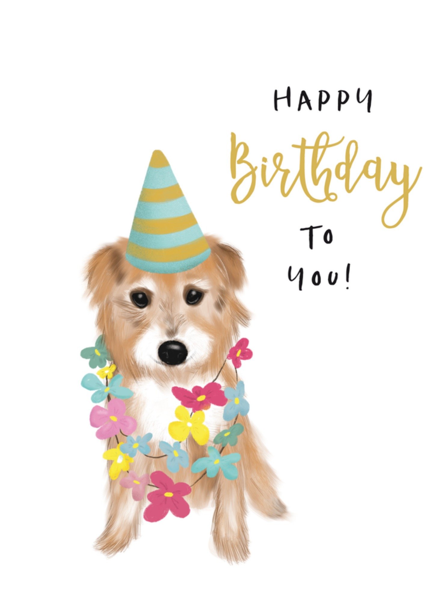 Verjaardagskaart Hondje Kaart Tsjip