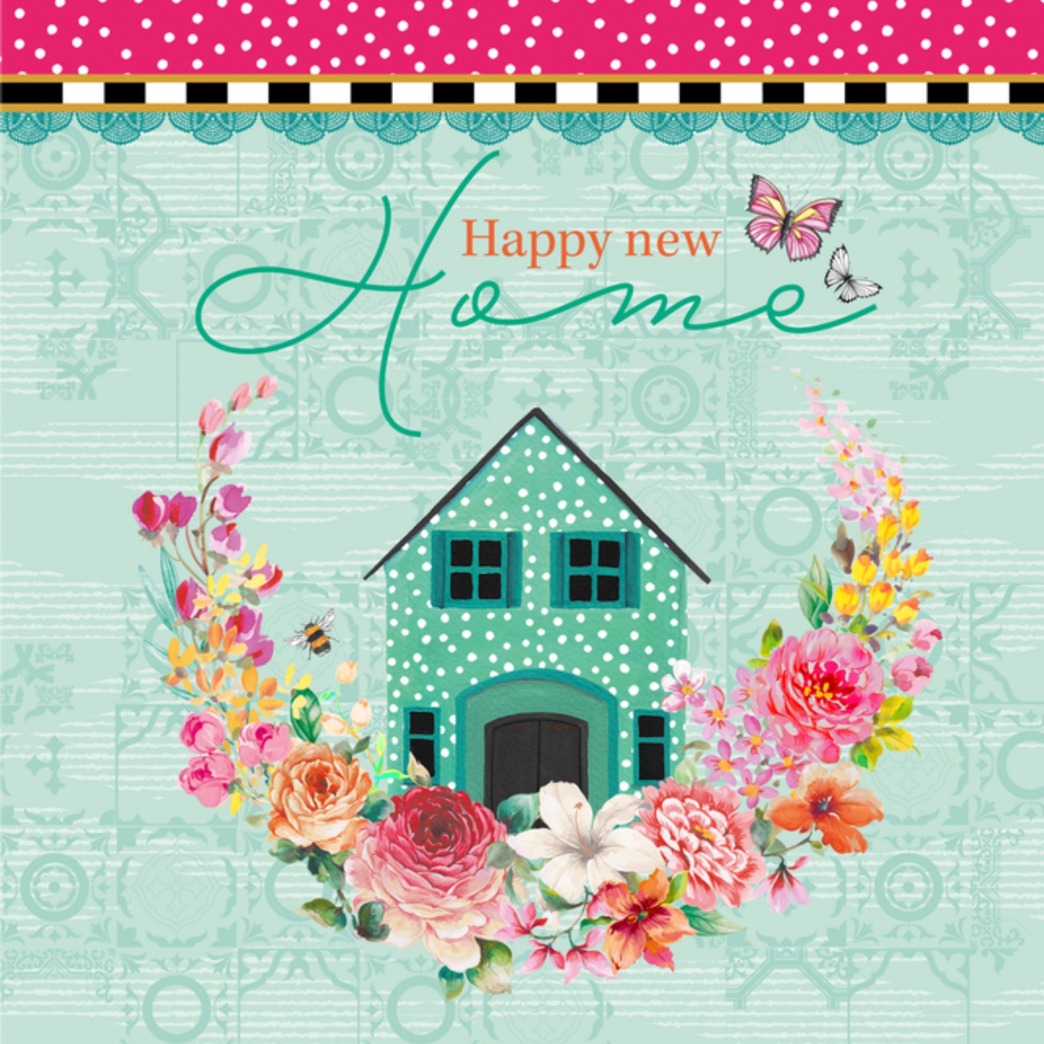 Nieuwe woning kaart Oma Vierkante Kaart Melli Mello