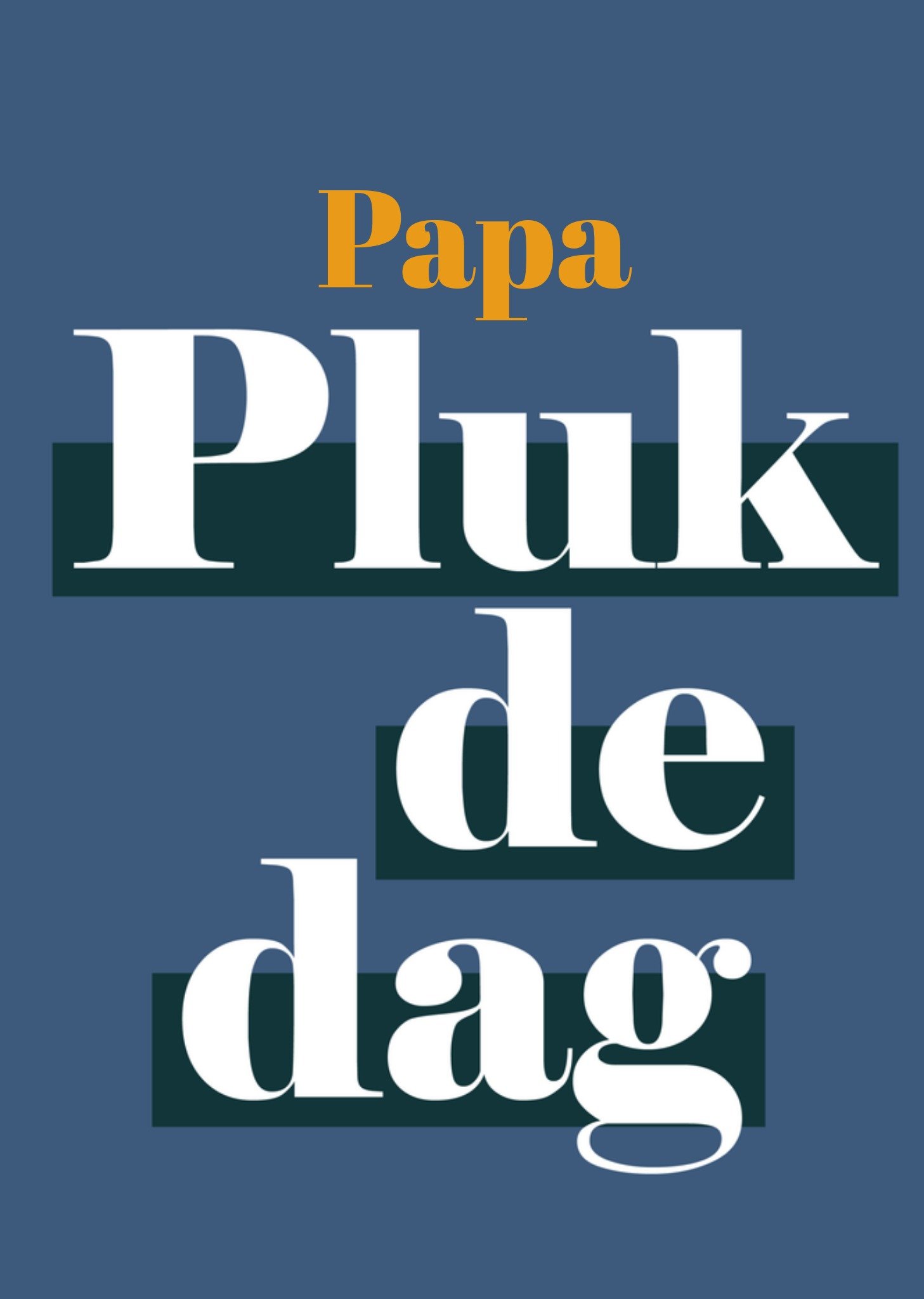 Zomaar kaart Vader Greetz