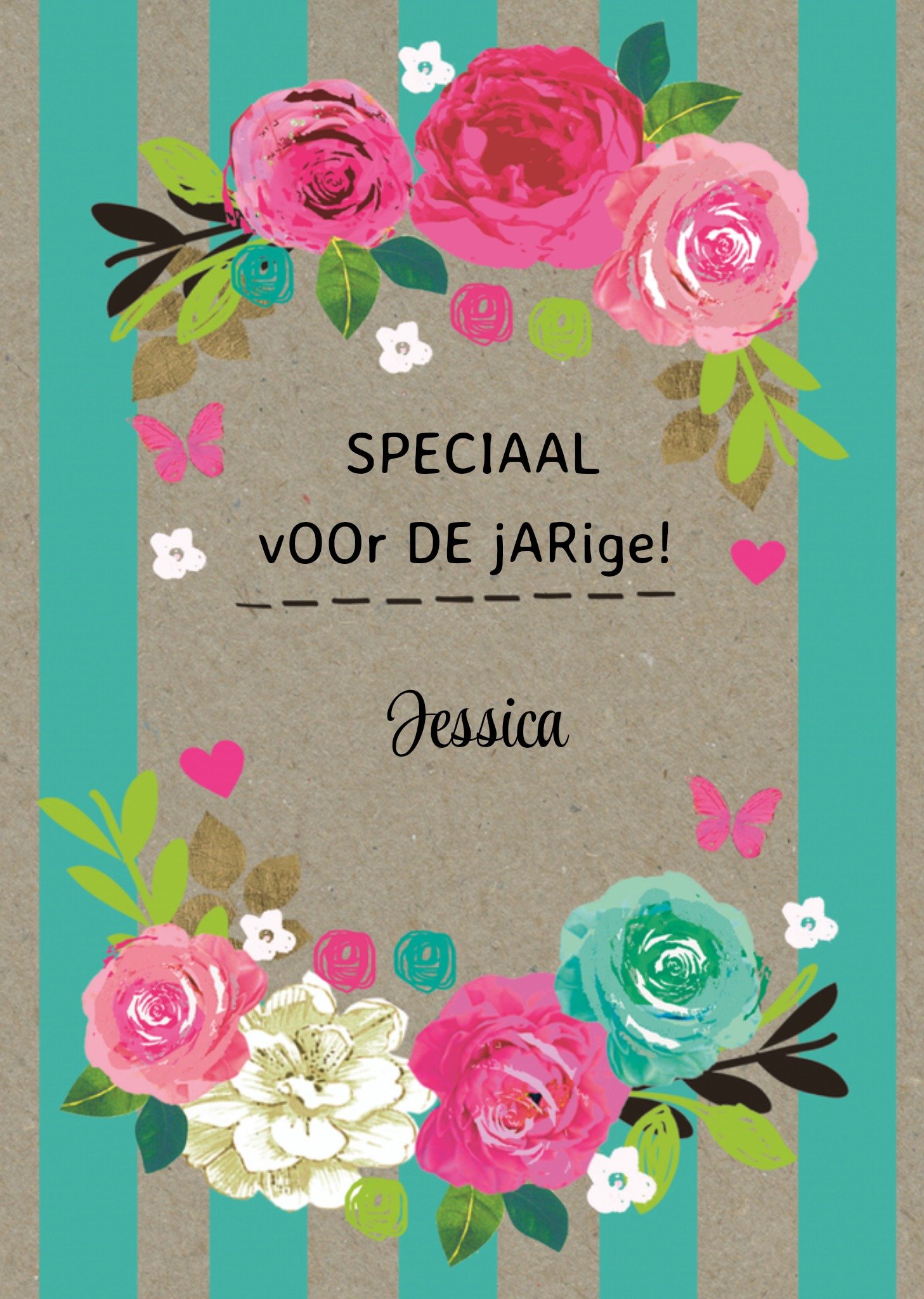 Speciaal voor de jarige Kaart TMS