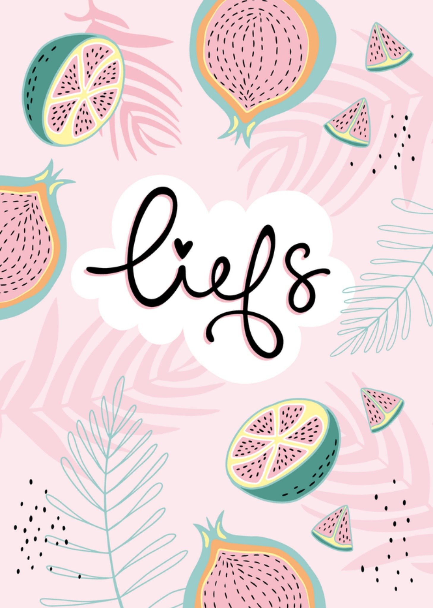 Zomaar kaart Liefs Kaart Funny Side Up