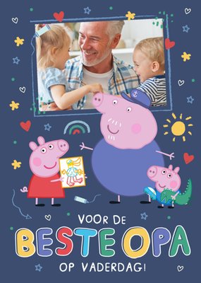 Peppa Pig | Vaderdagkaart | Voor de beste opa op Vaderdag