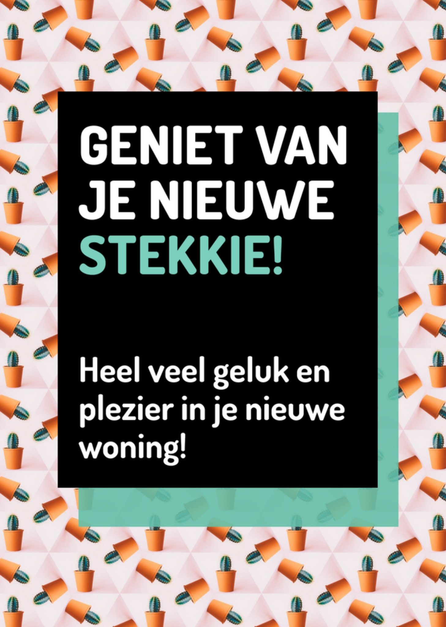 Nieuwe woning nieuwe stekkie Kaart Love Repeat