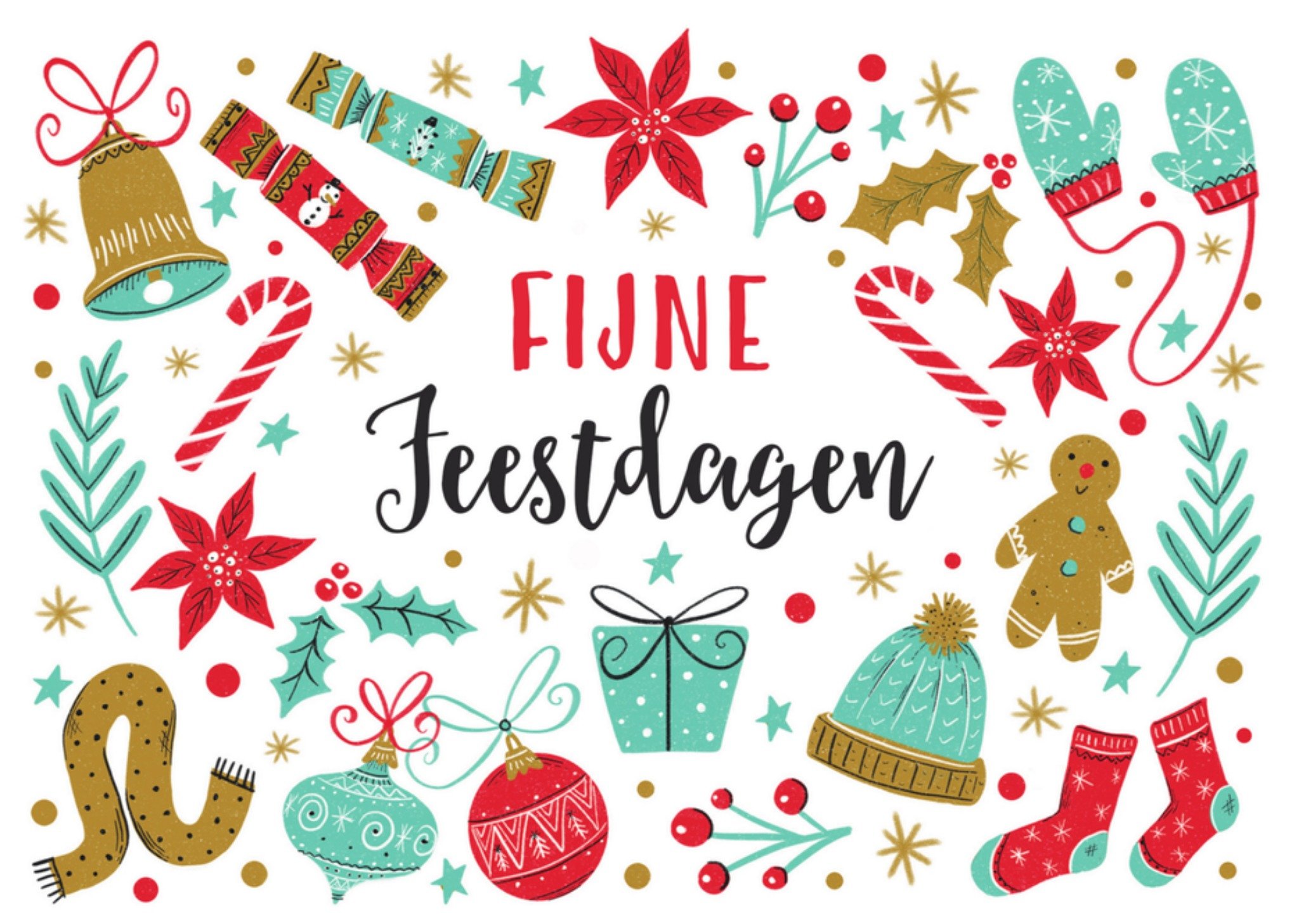 Kerstkaart illustraties Dalia Clark Design