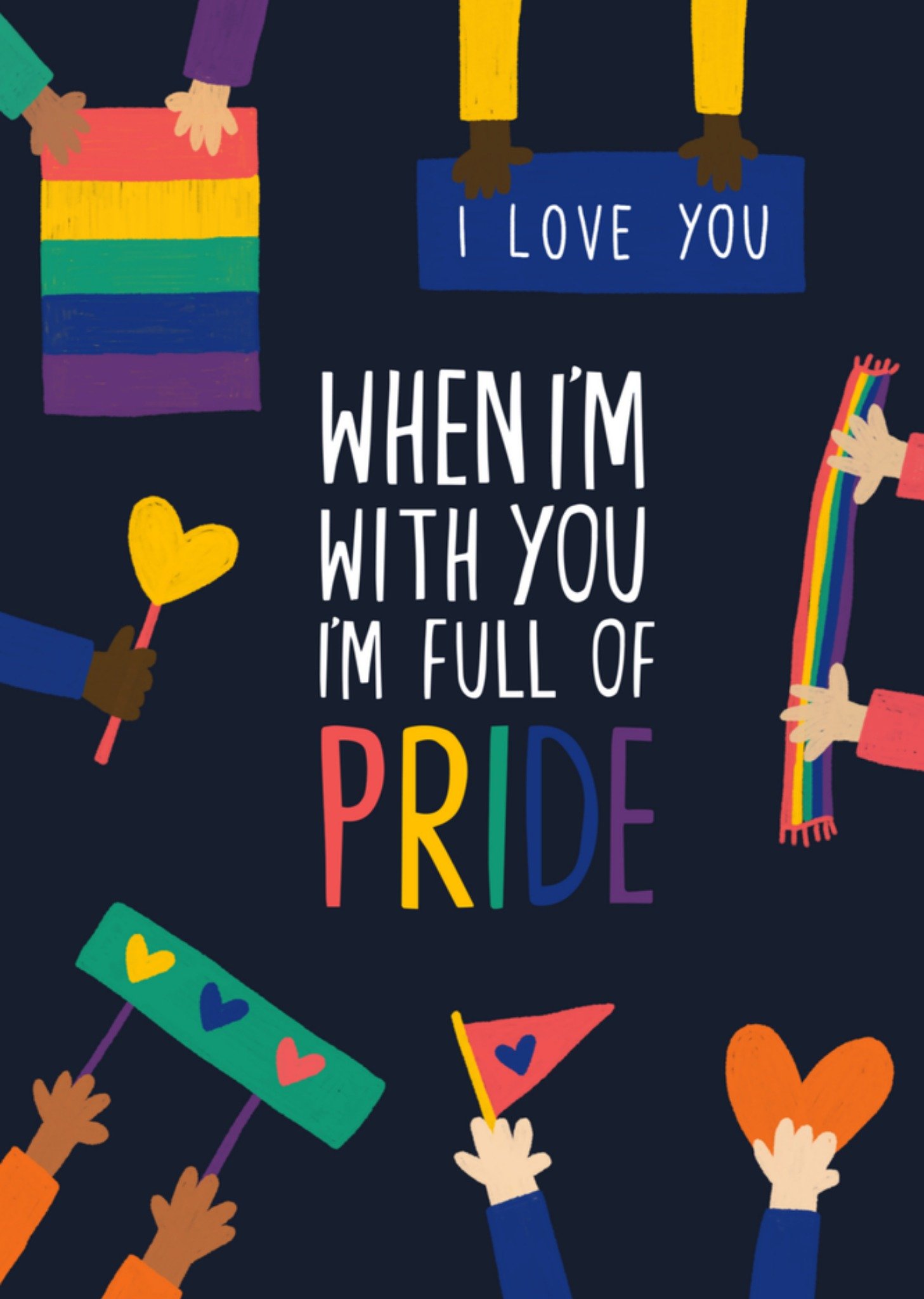 Greetz Valentijnskaart pride Standard Card