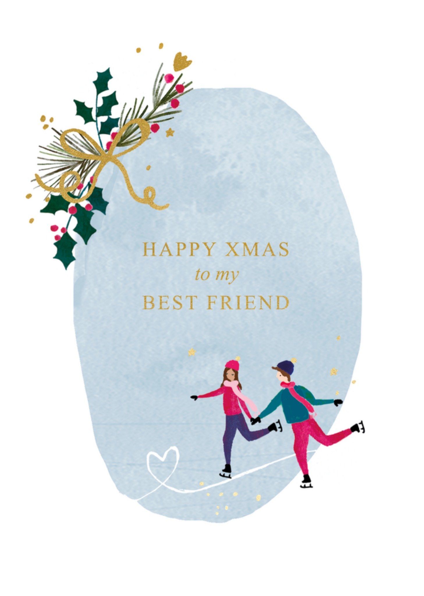Kerstkaart Best Friend Hotchpotch