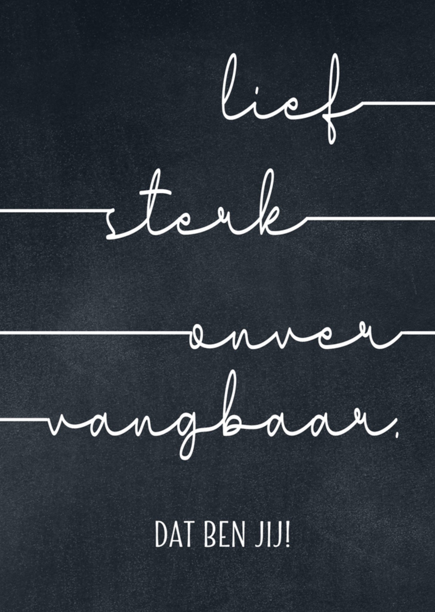 Luckz Moederdagkaart Lief sterk en vangbaar Greetz