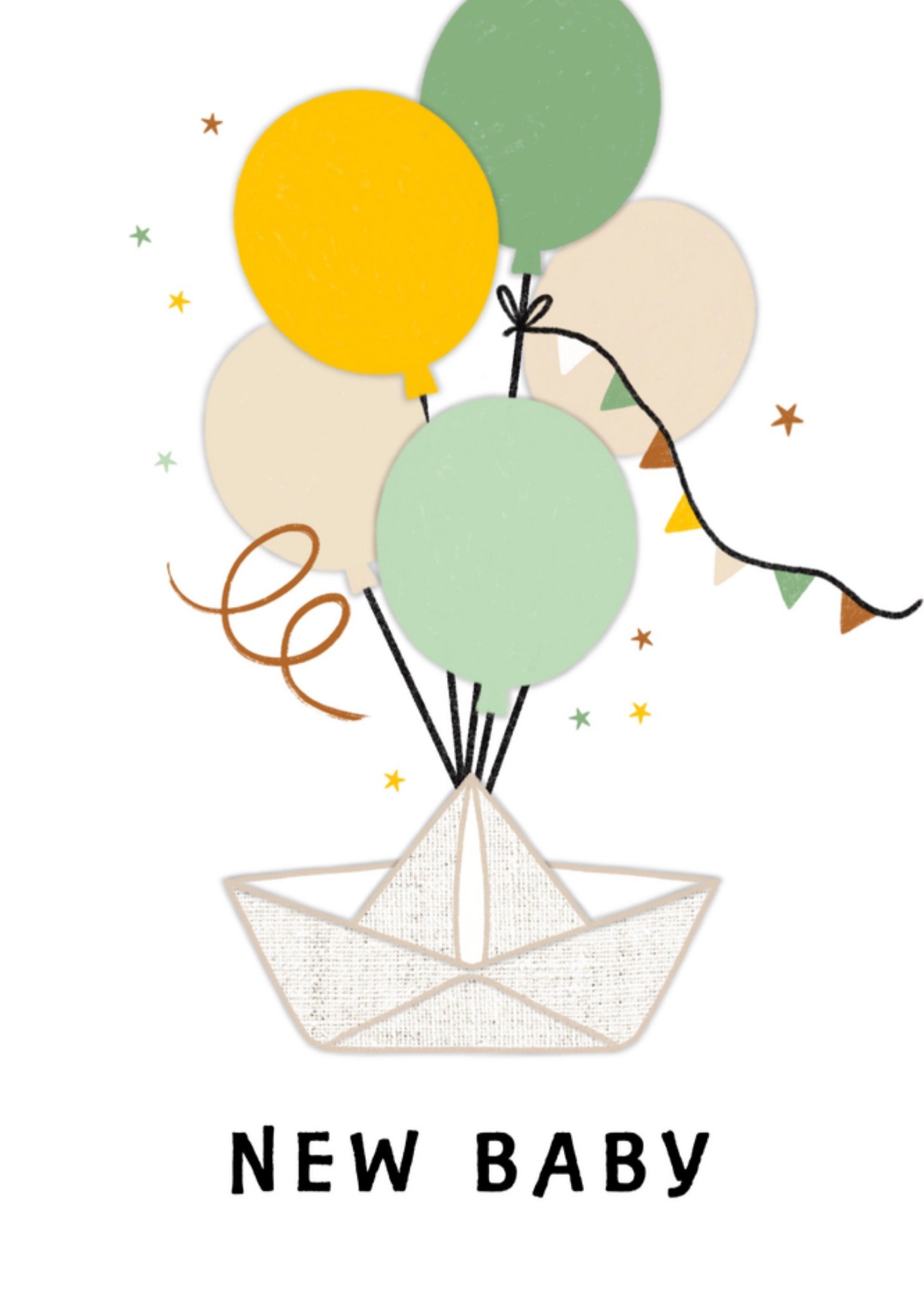 Geboortekaart Ballonnen Kaart Marieke Witke