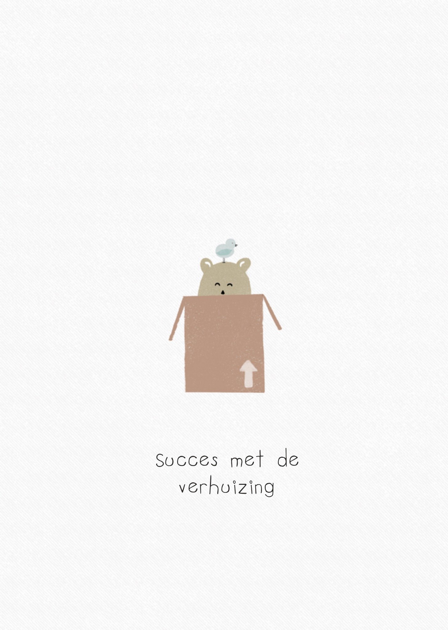 Greetz Nieuwe woning kaart verhuizing beer Standard Card