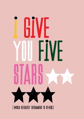 Greetz | Sterkte kaart | I give you five stars