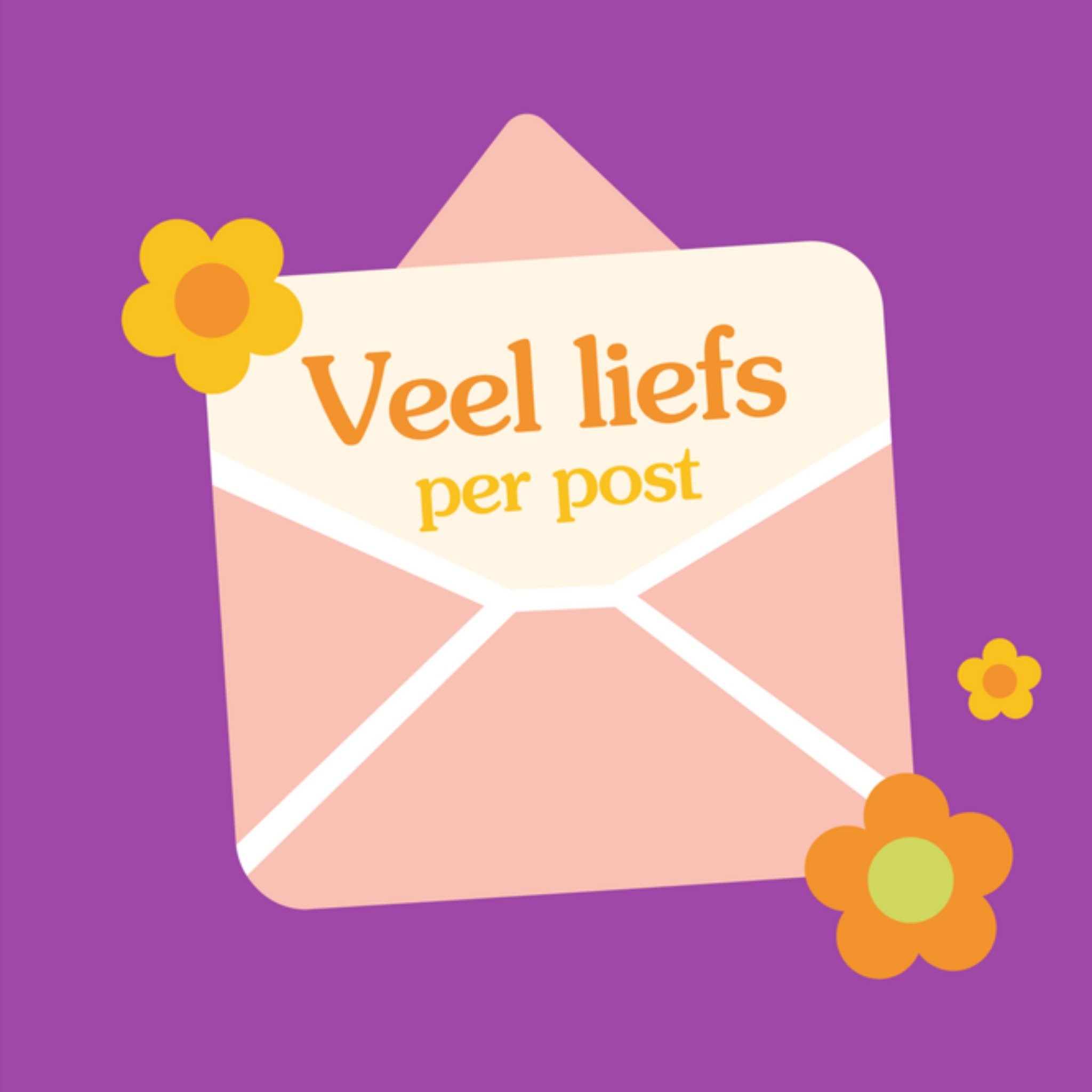 Greetz Denken aan kaart envelop Vierkant