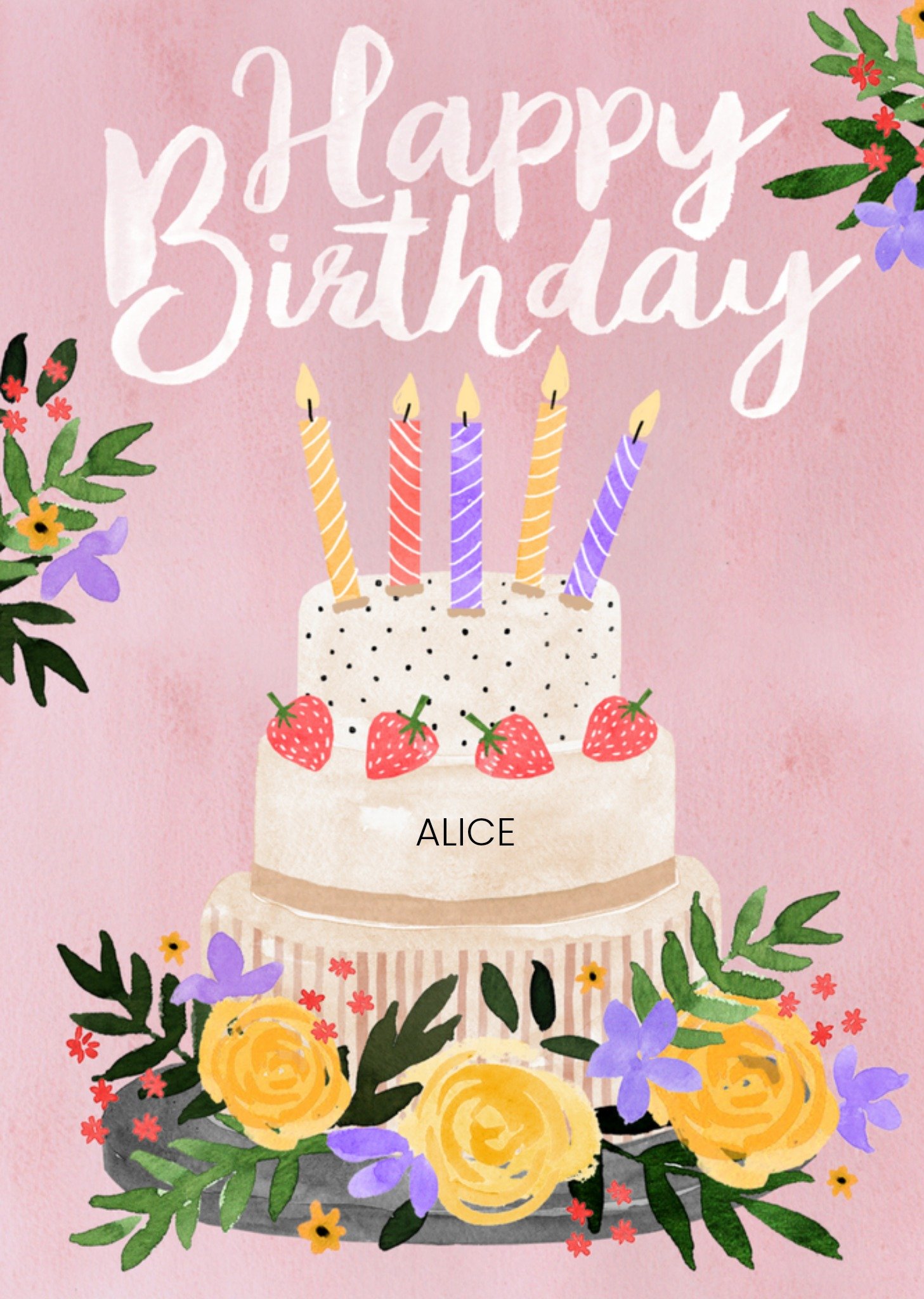 Okey Dokey Design Vrouw Bloemen Kaart Making Meadows