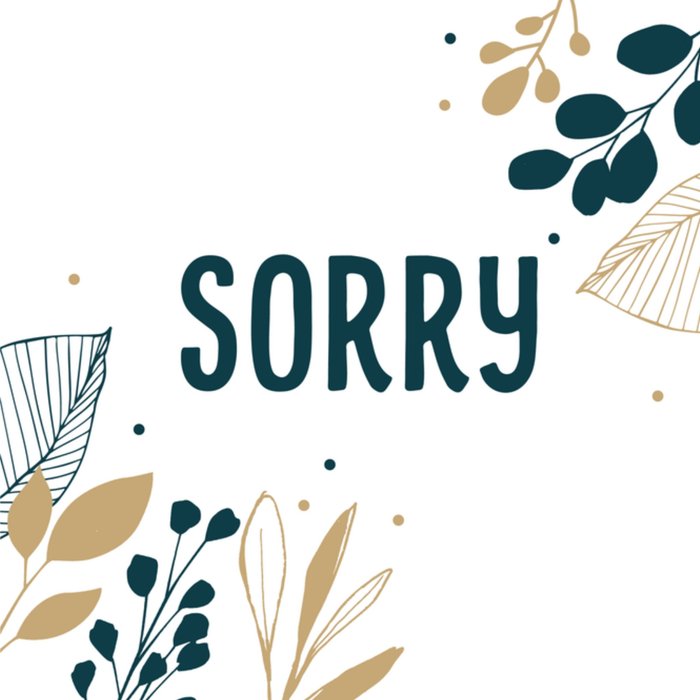 Papercute | Sorry kaart | Buren