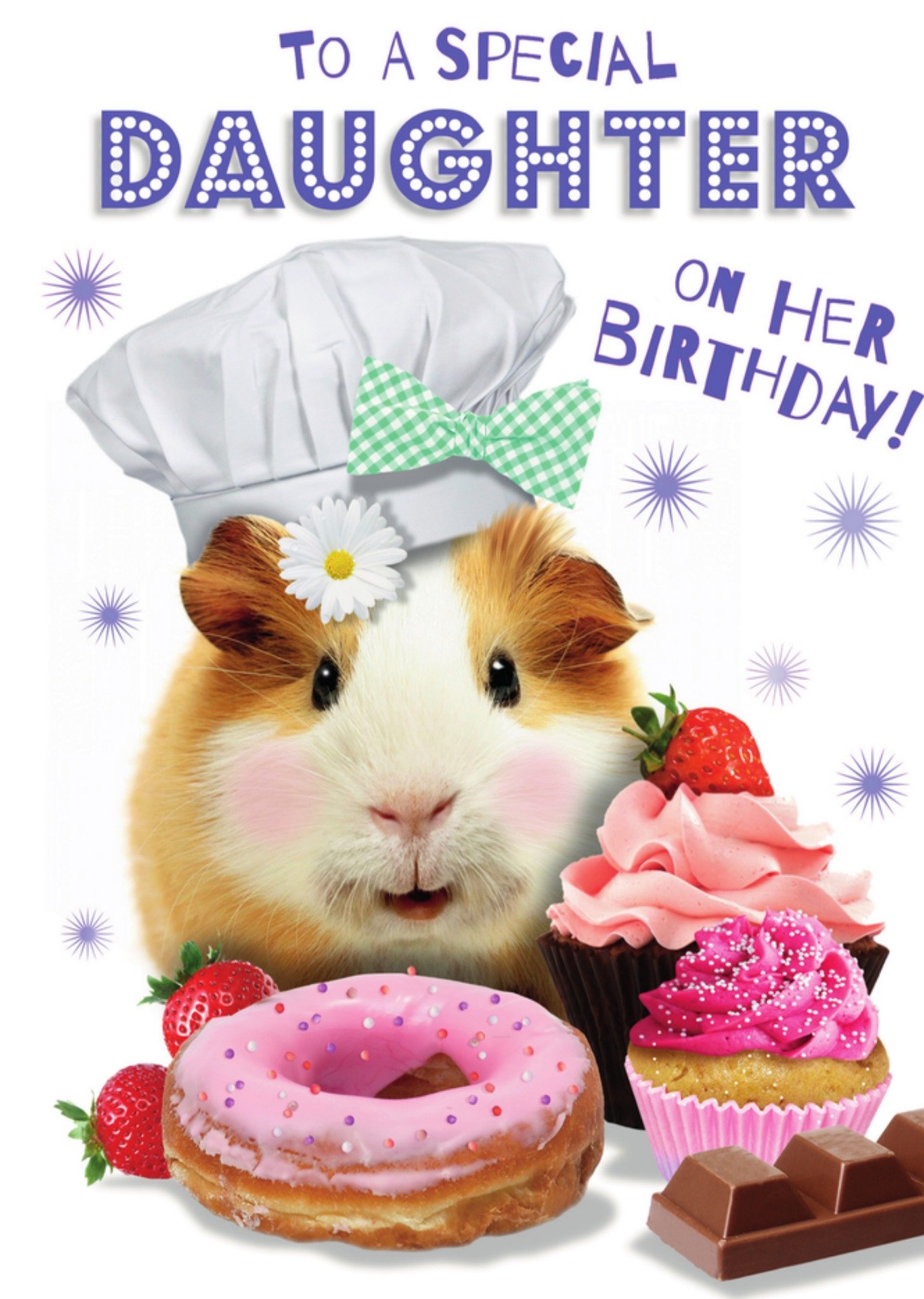 Verjaardagskaart cavia Kaart Emma Proctor