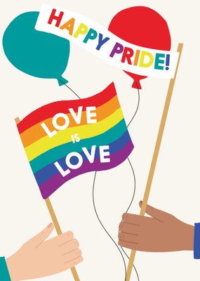 Greetz | Pride kaart | illustratie | vlag