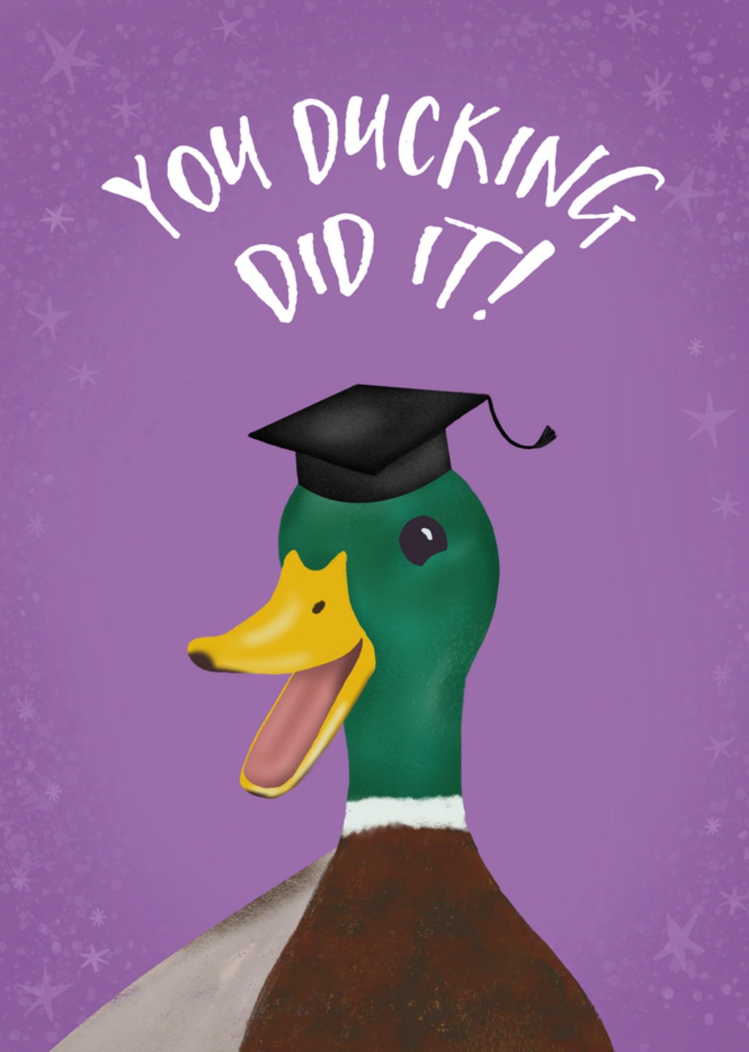 Tsjip Geslaagdkaart You ducking did it Greetz