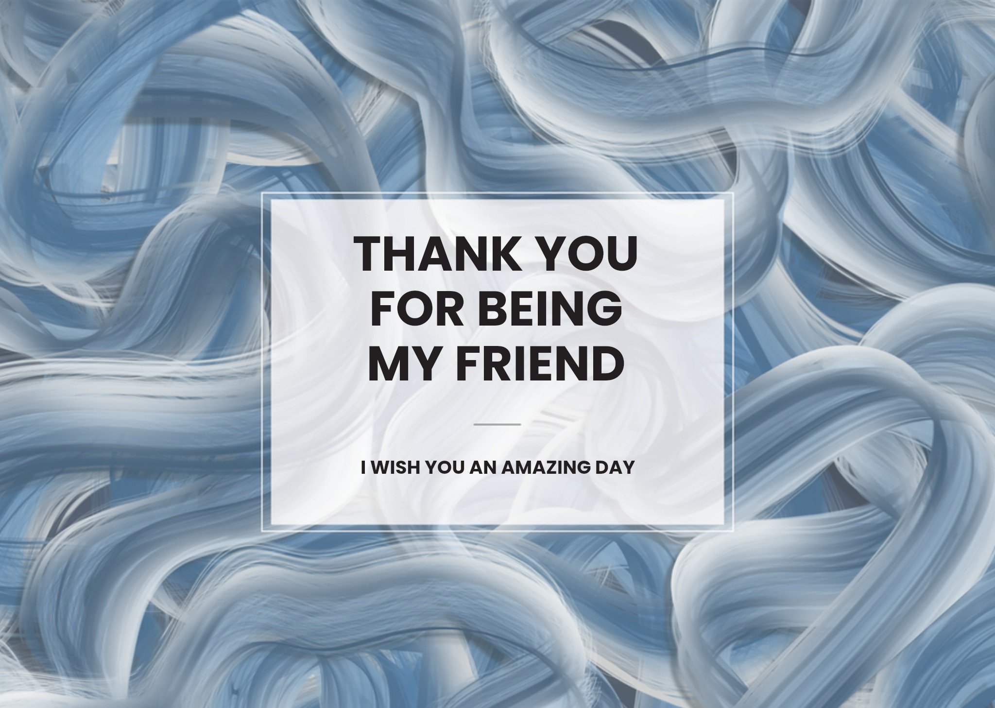 Verjaardagskaart My friend Aanpasbare tekst Kaart The Gift Label