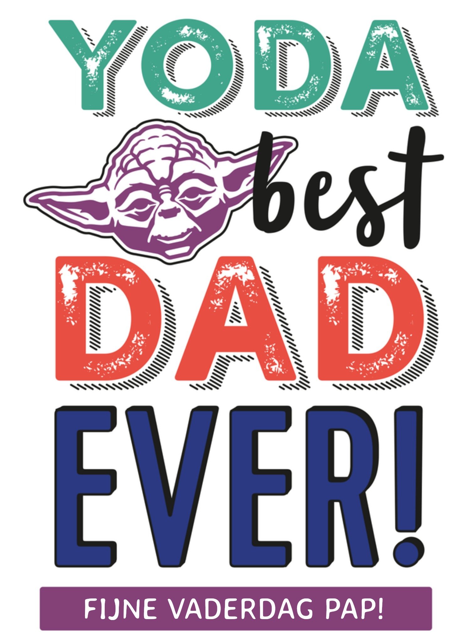 Vaderdagkaart Yoda Kaart Star Wars
