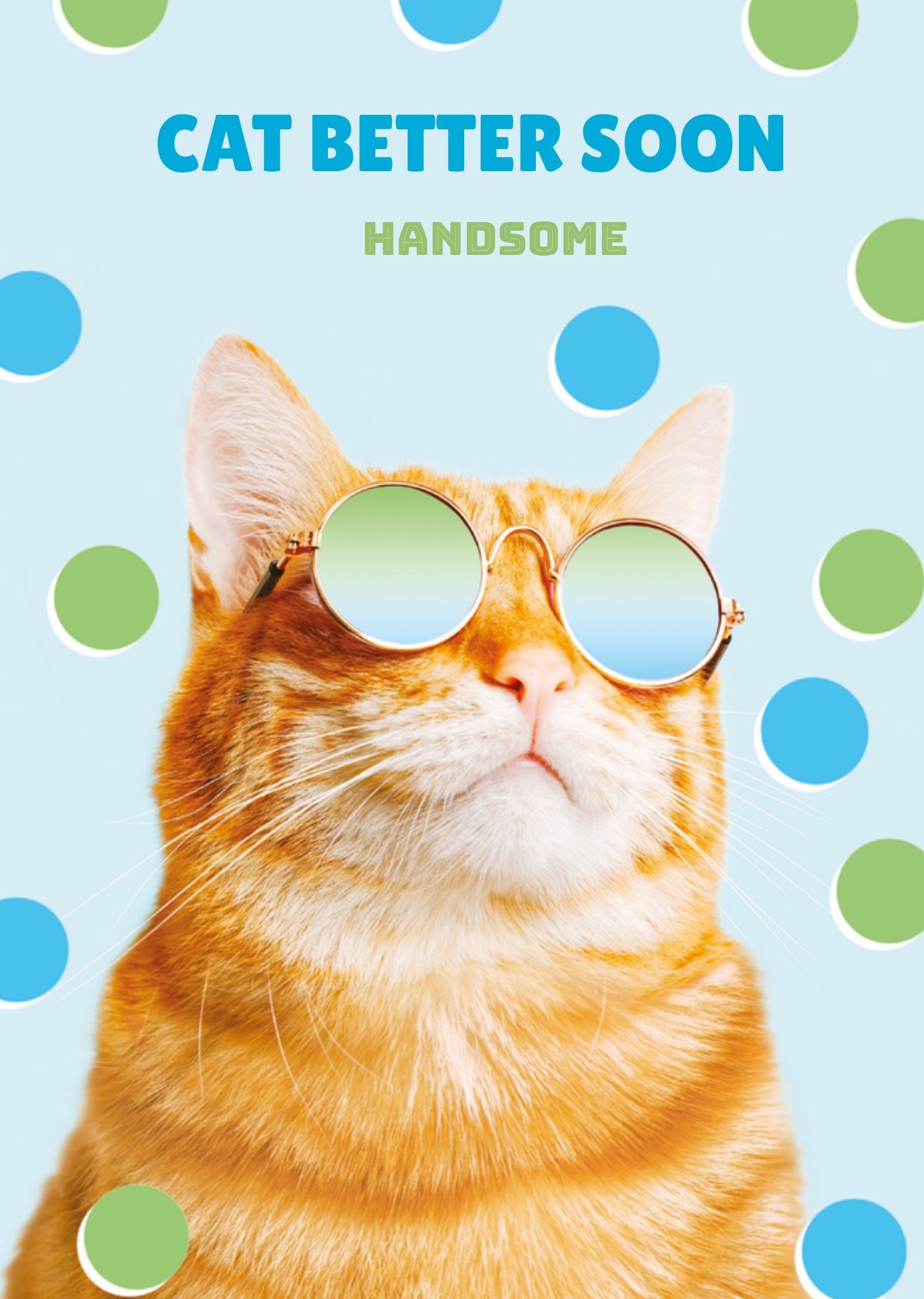 Beterschapskaart Cat better soon Kaart TMS