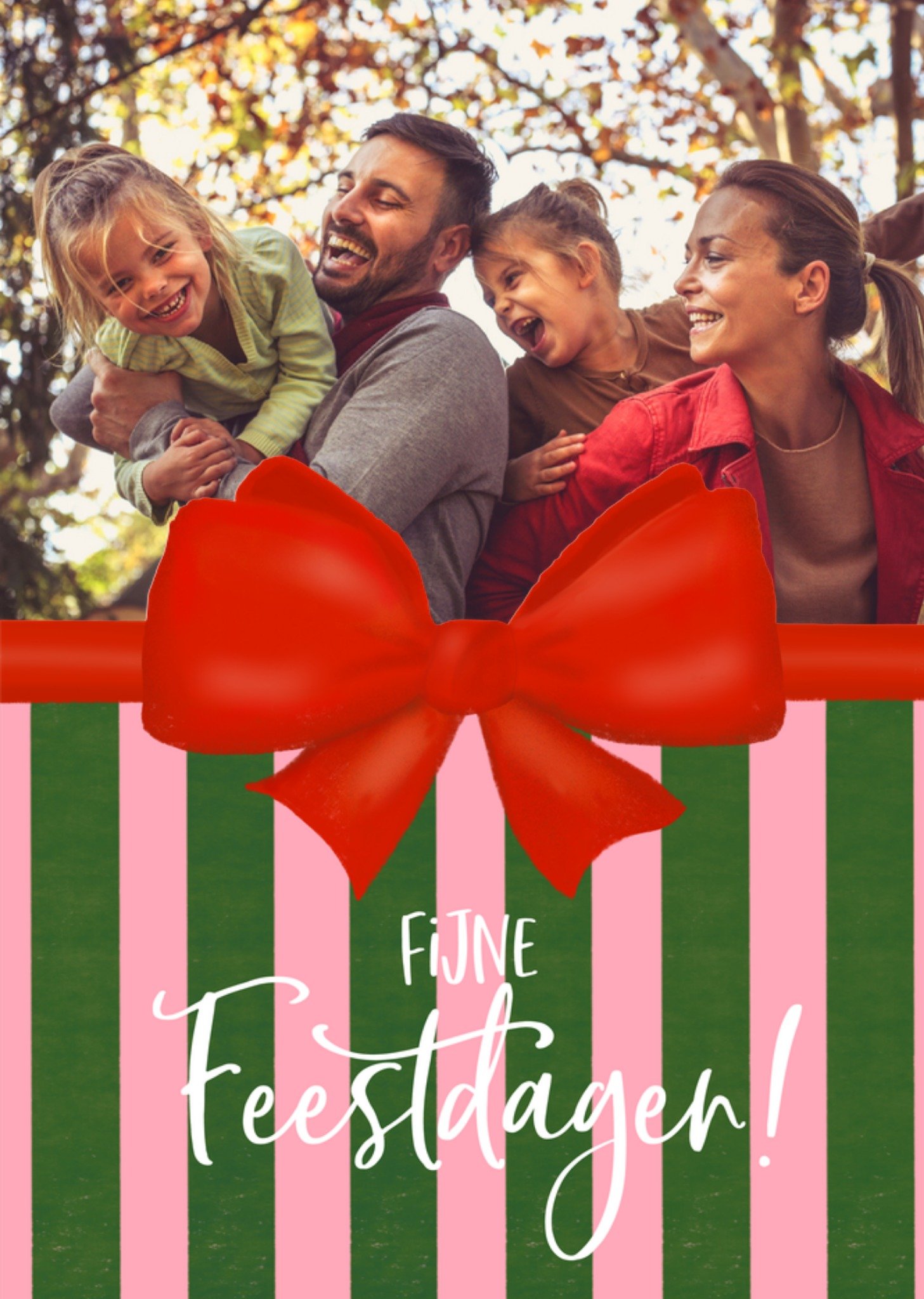 Tsjip Kerstkaart Fijne feestdagen Standard Card