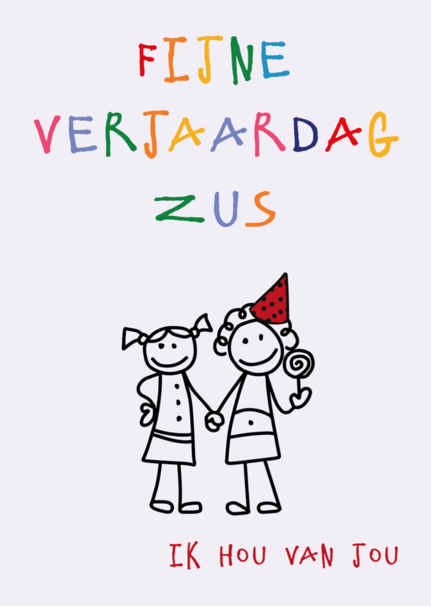 Anoela Cards Verjaardagskaart zus Kaart Anoela cards