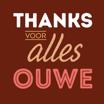 Greetz | Vaderdagkaart | thanks voor alles ouwe