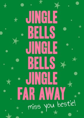 Greetz | Kerstkaart | Miss you bestie