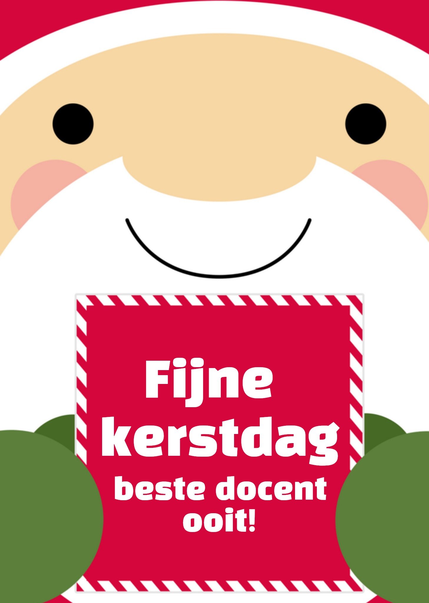 Greetz Kerstkaart Vrolijk Kerstman Standard Card