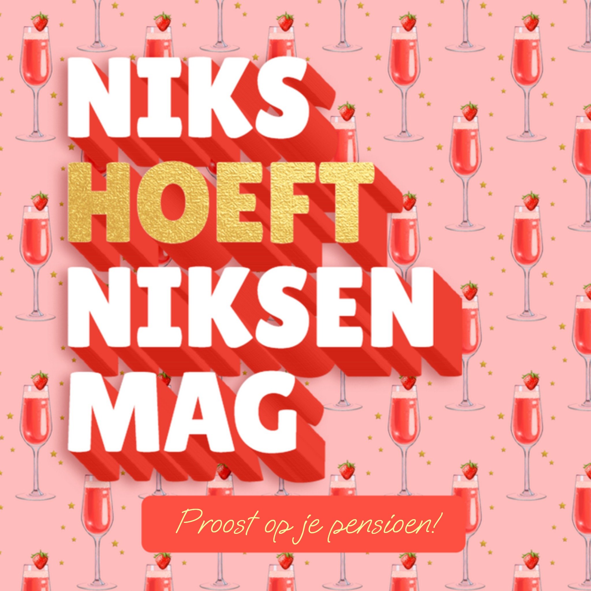 Pensioen kaart Vrouw Niksen Vierkante Kaart Love Repeat