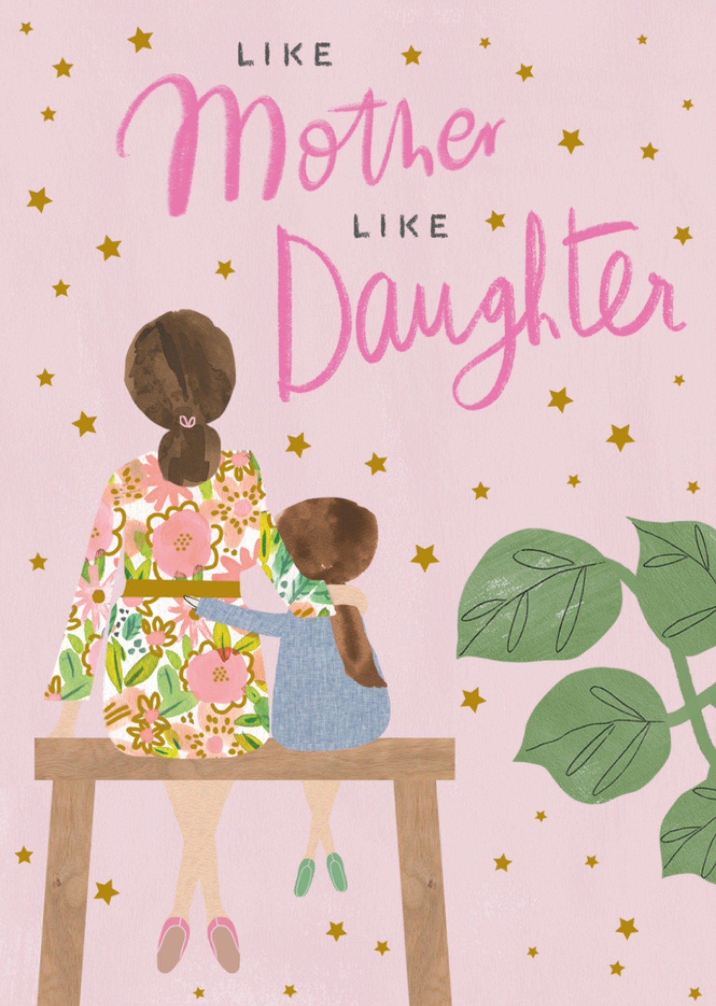 Moederdagkaart illustratie Kaart Pigment