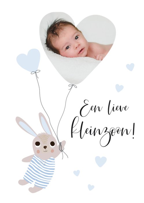 Tsjip | Geboortekaart | Lieve Kleinzoon